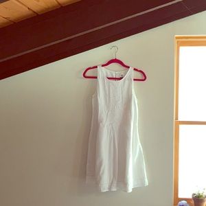 Dress White Linen